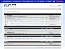 Tablet Screenshot of forum.sibvisions.com